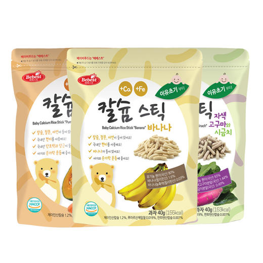 Bebest宝贝秀特糙米条口味选择多米条进口零食辅食 商品图3