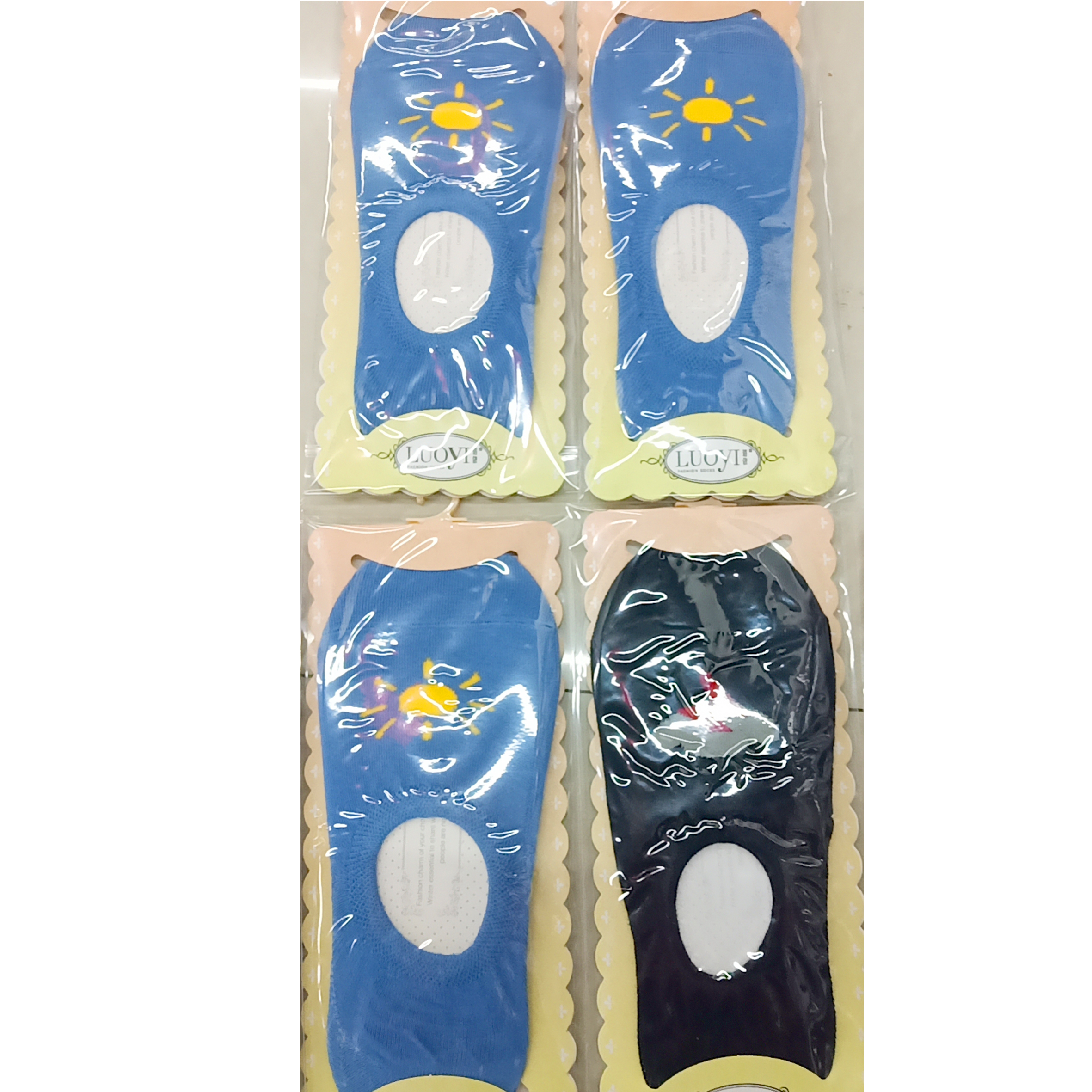 【10元4双】珞依2190女士隐形袜（1216217）