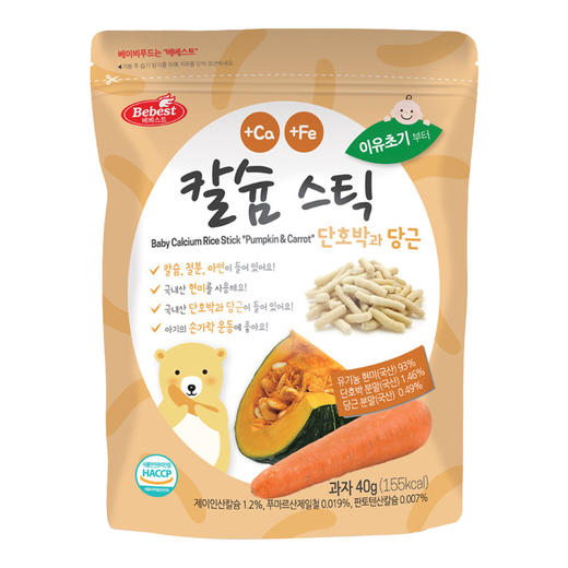 Bebest宝贝秀特糙米条口味选择多米条进口零食辅食 商品图1