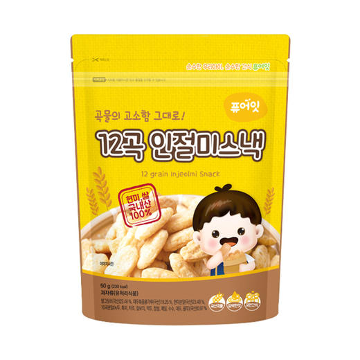 韩国原装进口哺儿懿年糕脆50g装 进口年糕饼宝宝辅食零食15个月+ 商品图3