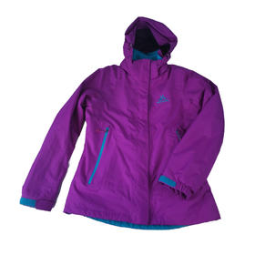 牧高笛女式套绒冲锋衣/艳紫ZWB1618004成人防风保暖秋冬外套