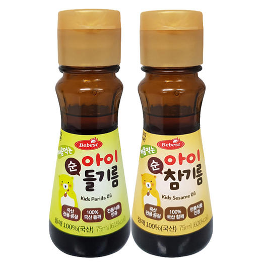 Bebest宝贝秀特芝麻油苏子油儿童宝宝调味料拌饭料辅食调味 商品图3