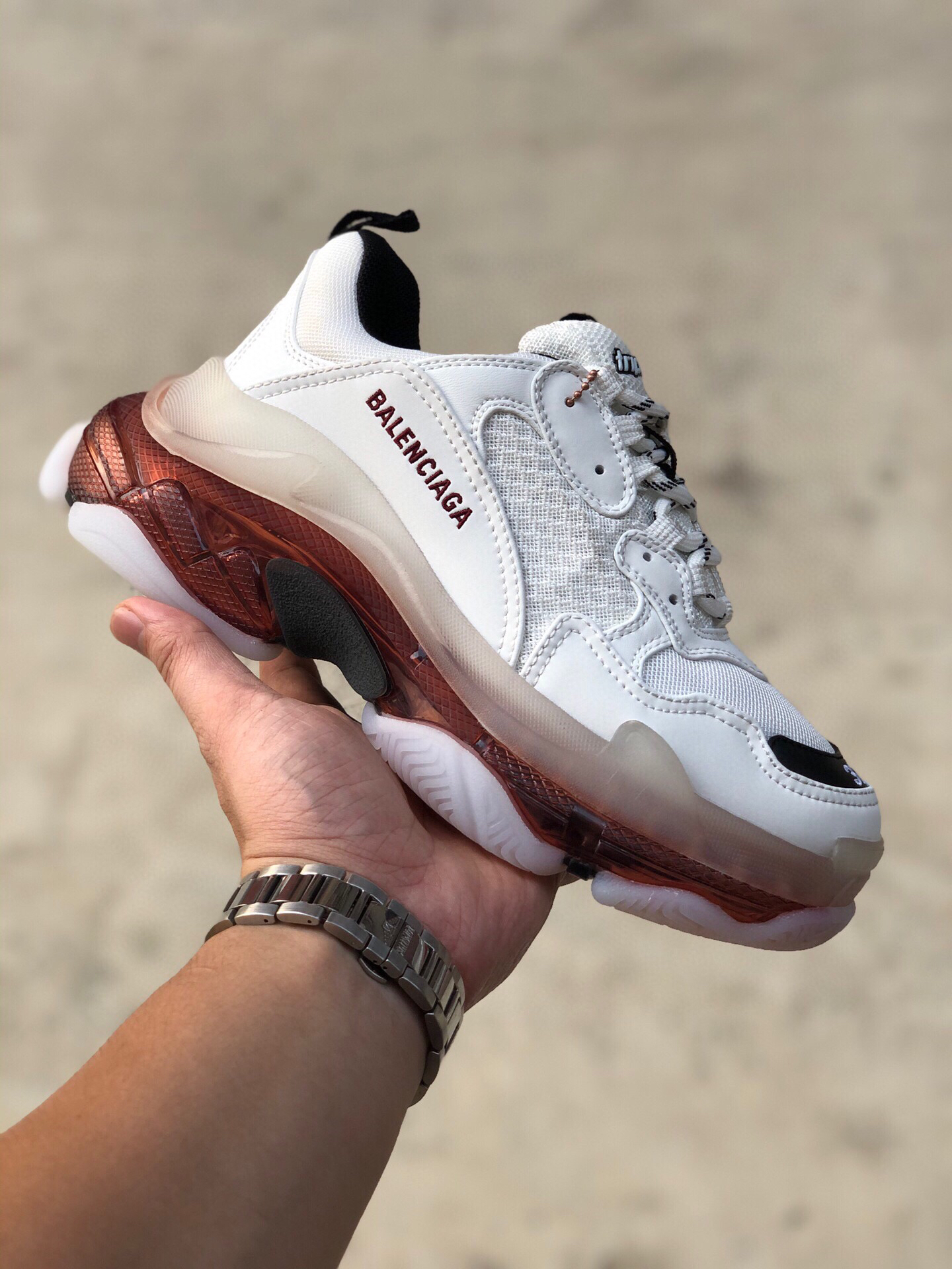 莞产原厂版本 balenciaga triple s 巴黎世家复古气垫老爹鞋