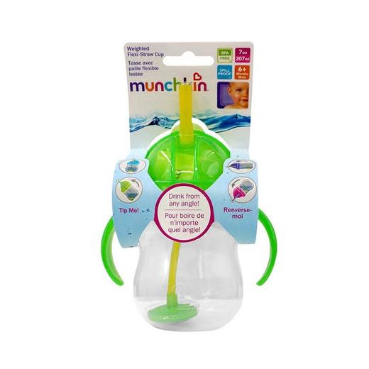 美国munchkin麦肯齐满趣健幼儿吸管杯翻斗杯带手柄7盎司 商品图3