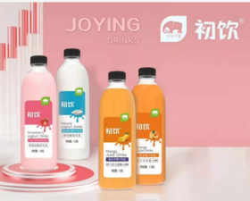 【百汇到家】初饮原味/草莓味/芒果/甜橙/山楂汁饮品1.08L
