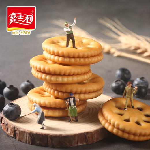 【果酱Q弹不粘牙】果乐果香 680g 小零食 办公室 早餐 代餐 饼干 嘉士利 整箱 礼盒装 商品图2