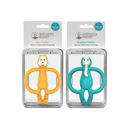 英国Matchstick Monkey火柴猴牙胶、动物款 商品图2