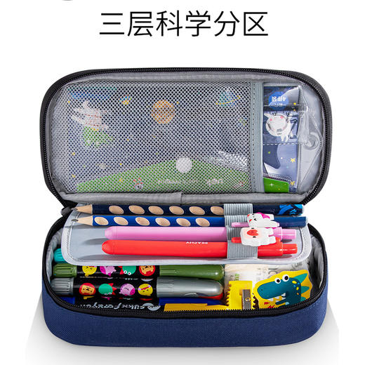 UEK英伦风笔袋红色YLFH008 商品图3