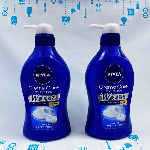 日本NIVEA浓厚保湿沐浴露480ml（307224）（307262） 商品图1