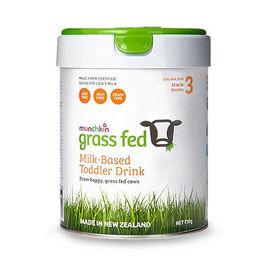 新西兰MUNCHKIN满趣健草饲婴幼儿配方奶粉3段730g/桶1-3岁 商品图0