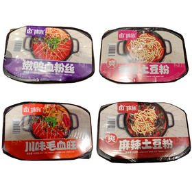 【5.9元/盒 】卤门家族卤门嫩鸭血粉丝/川味毛血旺/麻辣土豆粉/香辣土豆粉