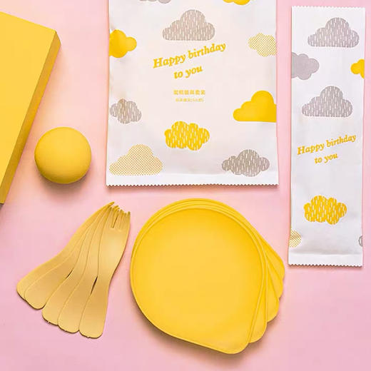 黑巢-蛋糕餐具生日蛋糕 商品图2