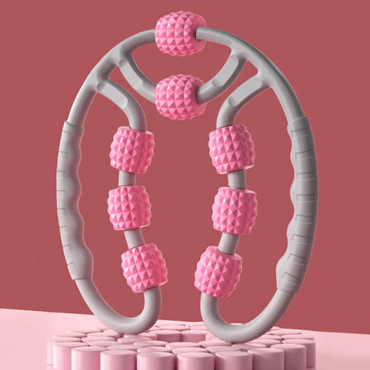 瑜伽美腿 新款环形夹腿滚轮按摩器 商品图9