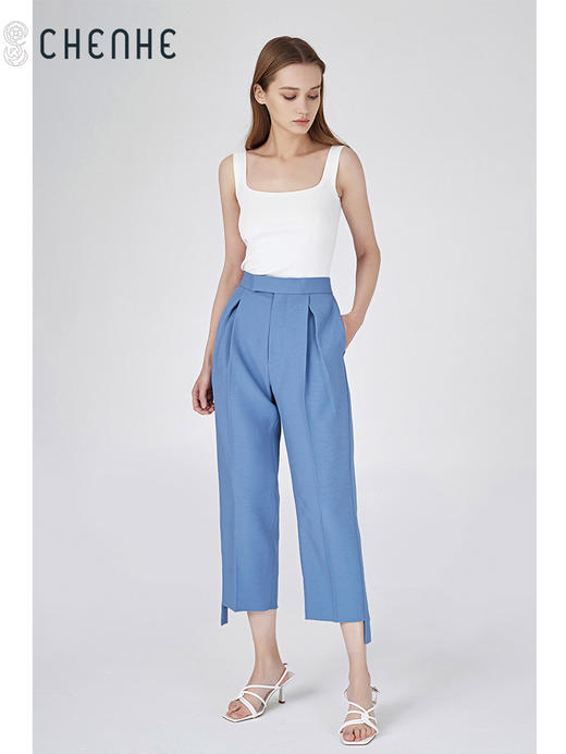  臣禾 小众百搭显瘦九分裤S211060222 商品图7