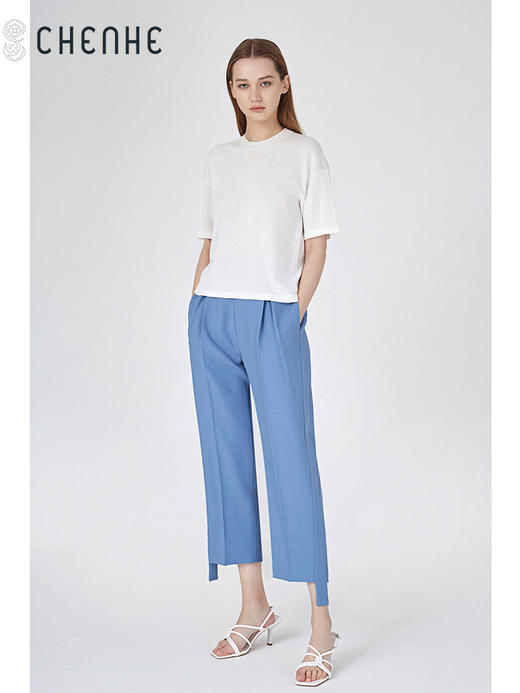  臣禾 小众百搭显瘦九分裤S211060222 商品图6