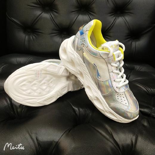 lfgj jeans AF702厚底真皮炫彩老爹鞋女 商品图3