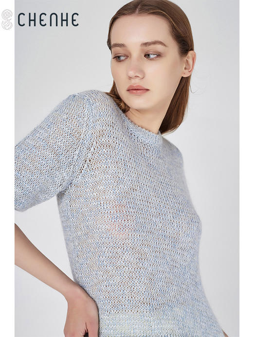  臣禾 五分袖针织衫S211090322 商品图4