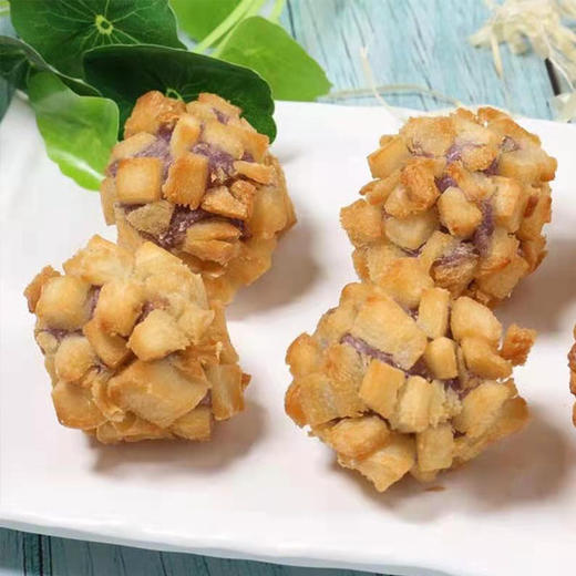【9.9元2袋】地瓜丸400g/脆皮香蕉300g冰糖芋头250g豆沙春卷204g 商品图1