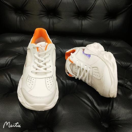 lfgj jeans AF702厚底真皮炫彩老爹鞋女 商品图7