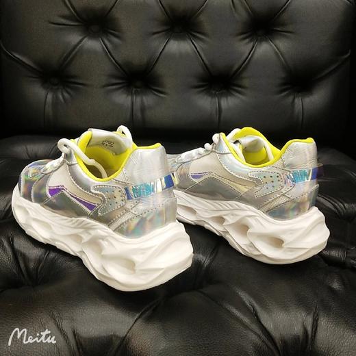 lfgj jeans AF702厚底真皮炫彩老爹鞋女 商品图2