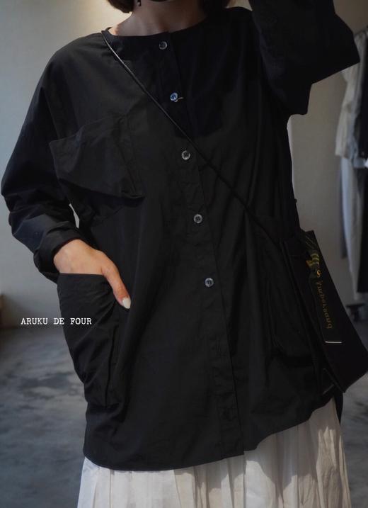 （5折）（g）黑/白口袋衬衫 商品图12