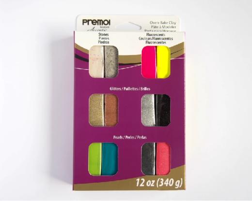 【美国polyform】Premo套装（亮粉混合12色） 商品图0