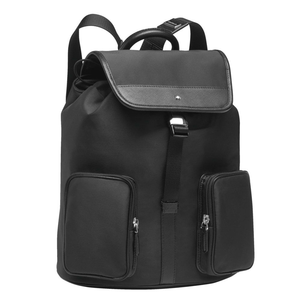 montblanc 万宝龙 男士黑色双肩包/背包