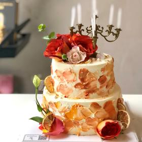 （提前一天预订）复古烛台 | nama法式甜品研究所