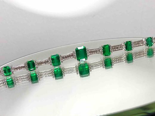 「节奏」祖母绿手链 商品图3