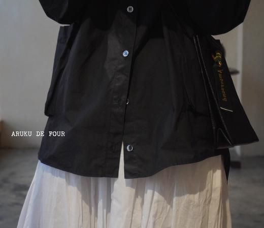 （5折）（g）黑/白口袋衬衫 商品图14