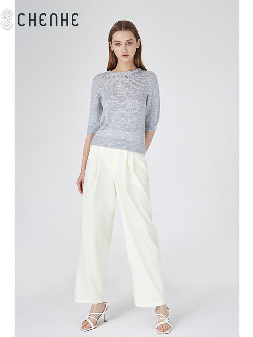  臣禾 五分袖针织衫S211090322 商品图3