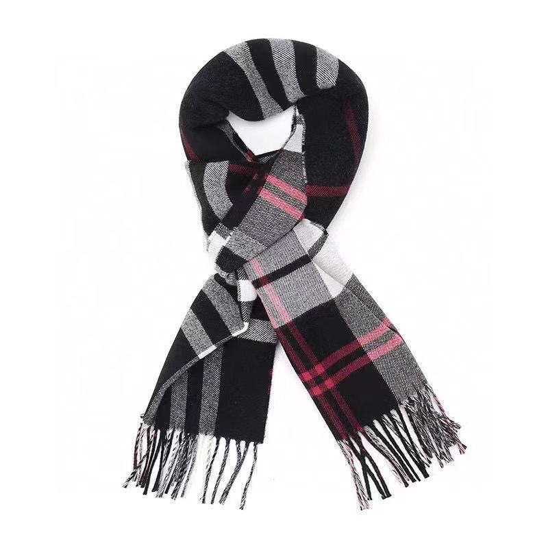 burberry 巴宝莉100%羊毛男女同款长款围巾意大利制造