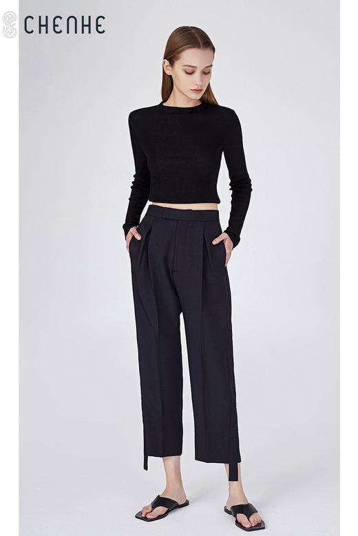  臣禾 小众百搭显瘦九分裤S211060222 商品图10