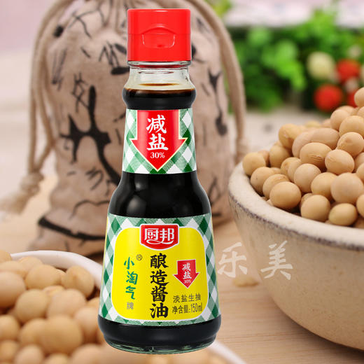 厨邦小淘气儿童酱油淡盐生抽150ml 商品图0