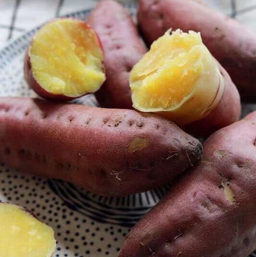 【下单后48小时左右发货】海南沙土 鸣门金时 地瓜 5斤装左右中果（约10-16个左右） 商品图2