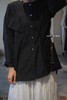 （5折）（g）黑/白口袋衬衫 商品缩略图13
