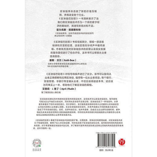 【墨菲】区块链巴别塔 金融科技对银行业的挑战 伊戈尔佩吉克 著 经济理论 金融科技 新商业模式 经济范式 技术范式 中信正版 商品图3