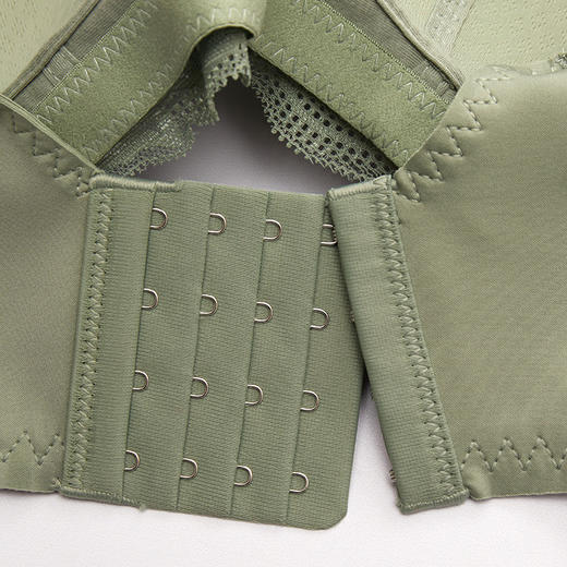 雅黛丽内衣蕾丝杯面大胸显小亲肤舒适聚拢侧收无钢圈胸罩 商品图4