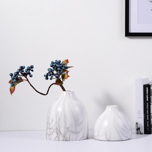 【家居摆件】*陶瓷花瓶摆件客厅干花插花居家现代简约小口北欧风格软装 商品图1