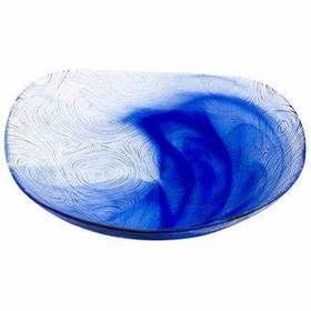 帕莎帕琦[10651]灵顿蓝色钢化玻璃盘202mm