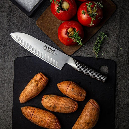 原装进口日本具良治GLOBAL不锈钢防粘三德刀 商品图1