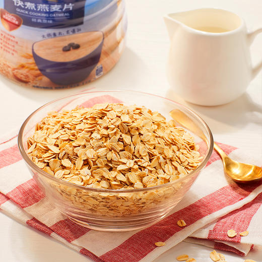 【106道检测工序】桂格 快煮燕麦片 谷物 冲饮1000g/罐 原味 煮食 无蔗糖 营养麦片 百年品牌  商品图2