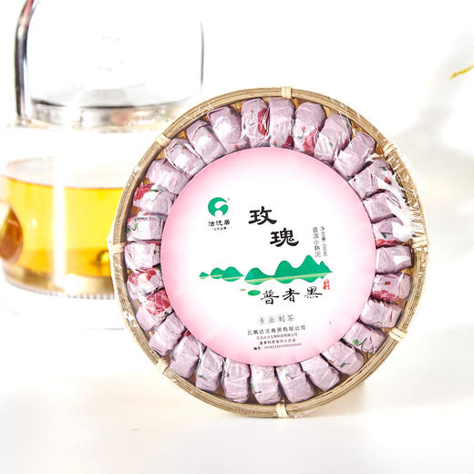沽沅居牌普洱小熟沱茶玫瑰200g/盒 商品图1
