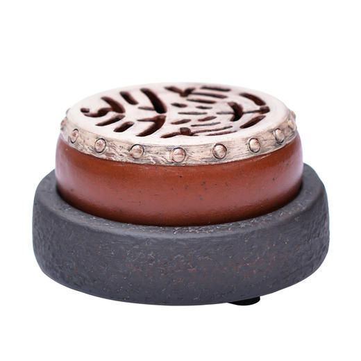 喜薰太平鼓盘香炉/XL139X国风香薰香器 商品图0