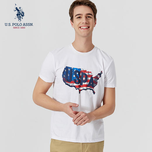 （Z）【自营】U.S.POLO USPA男士短袖T恤 1192102005 商品图3