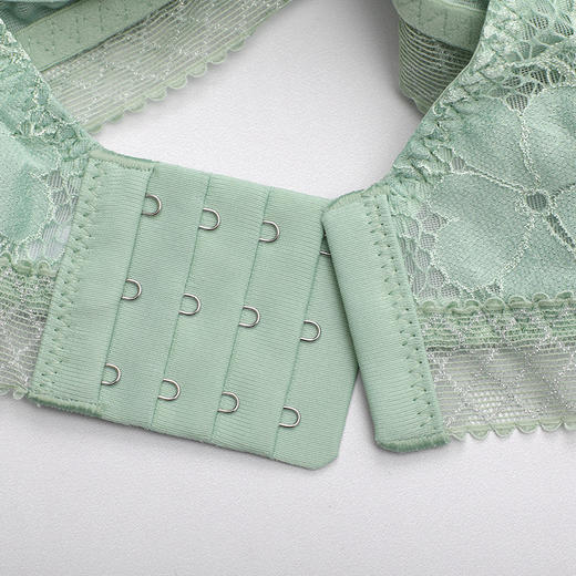 雅黛丽文胸蕾丝杯面美背亲肤舒适聚拢无钢圈薄模杯中胸胸罩 商品图4