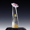 琉璃水晶奖杯定制定做创意皇冠冠军鼎荣誉企业年会颁奖纪念品 商品缩略图0