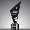 黑水晶奖杯创意优秀员工奖品奖牌比赛荣誉定制定做个性高档纪念品 商品缩略图0
