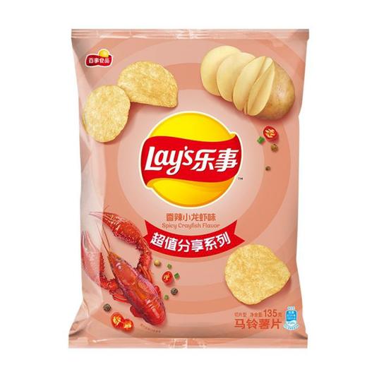 乐事香辣小龙虾味薯片135g22149190 商品图0