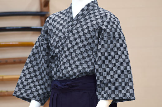 ｜国内现货｜【武州一】市松柄 一重剣道着 白色 商品图0